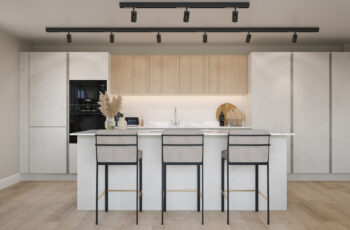 Radcliffe Court apartment dining room / kitchen