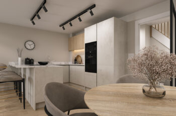Radcliffe Court duplex dining room