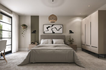 Radcliffe Court duplex bedroom