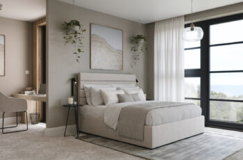 Radcliffe Court penthouse bedroom