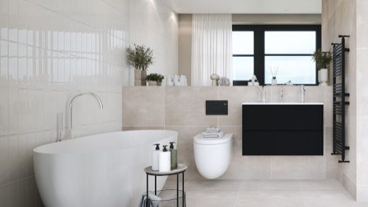 Radcliffe Court penthouse apartment bathroom
